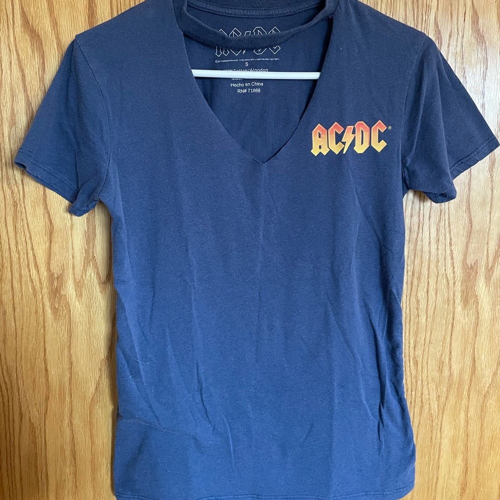 AC/DC cutout T-shirt